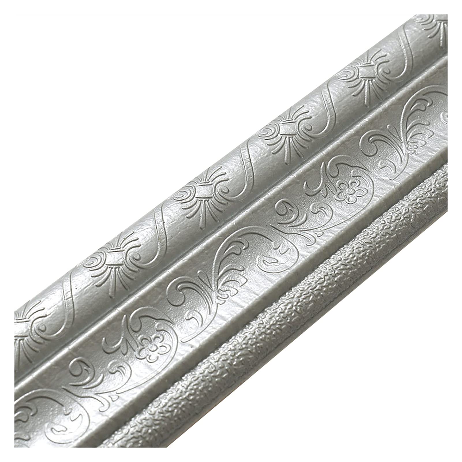Sdsdgrw Gris Wallpaper Border, 3D Self Adhesive Wallpaper Border Multicolor(Gris)