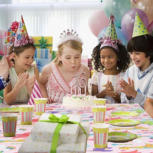 Miniatura 79 de Paquete de 3 manteles rectangulares para fiesta de los años 90, mantel de plástico con graffiti, decoración desechable para tema de retroceso, tema