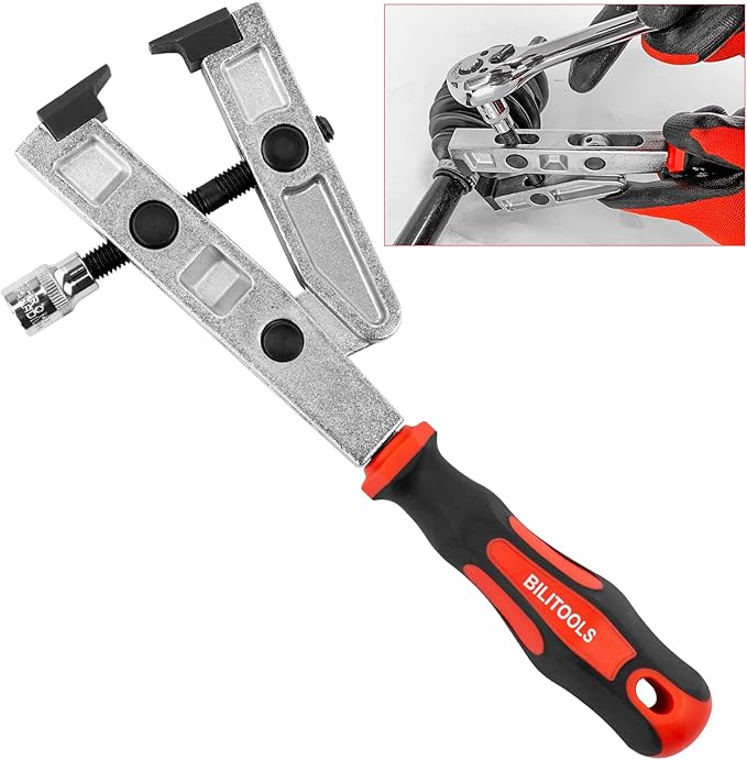 BILITOOLS CV Boot Clamp Pliers, 3/8" Drive Heavy Duty CV Boot Clamp