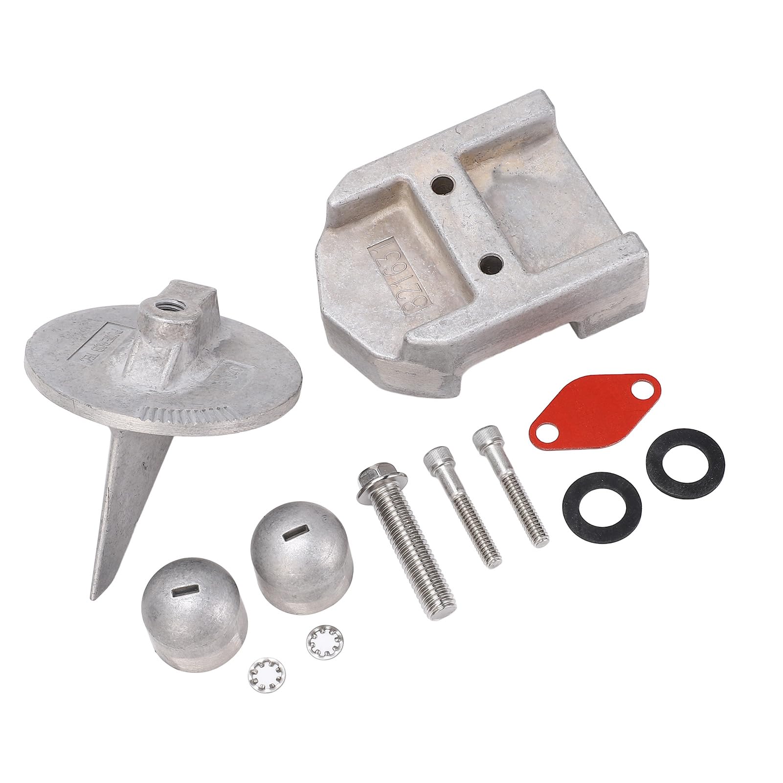 ZJchao Anode Kit for Alpha One Drive, Anode Kit, Aluminum Anode Kit 888756A2 Marine Anode Set Replacement for MerCruiser MR 1984 to 1991 with Trim Tab Anode, Gimbal Nut Anodes,