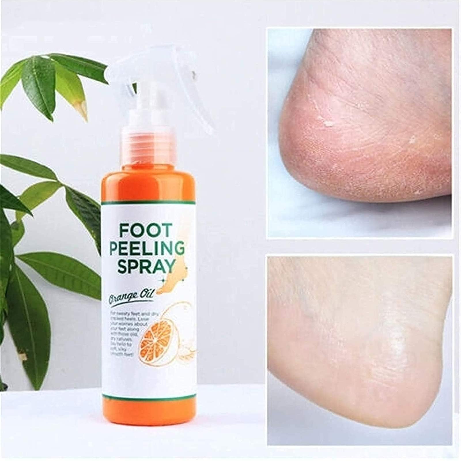 Spray peeling istantaneo per i piedi, maschera per i piedi per staccare la pelle morta, rimuovono la pelle morta in pochi secondi, peeling esfoliante e calli sui piedi
