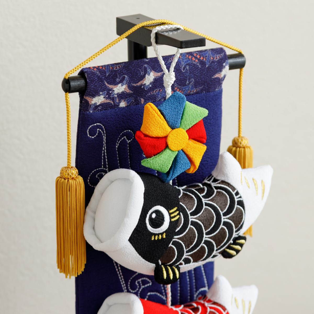 Amazon | ぷりふあ 室内用 鯉のぼり ちりめん つるし飾り 小サイズ 滝