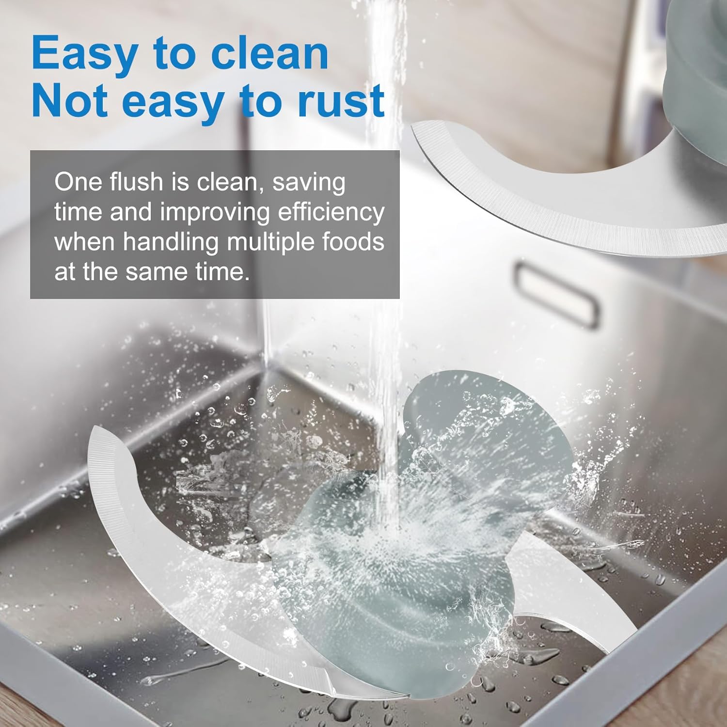 27055 Replacement S Blade Compatible with robot coupe R2, R2N, R2B, R2U Commercial Food Processor, S Smooth Blade Assembly