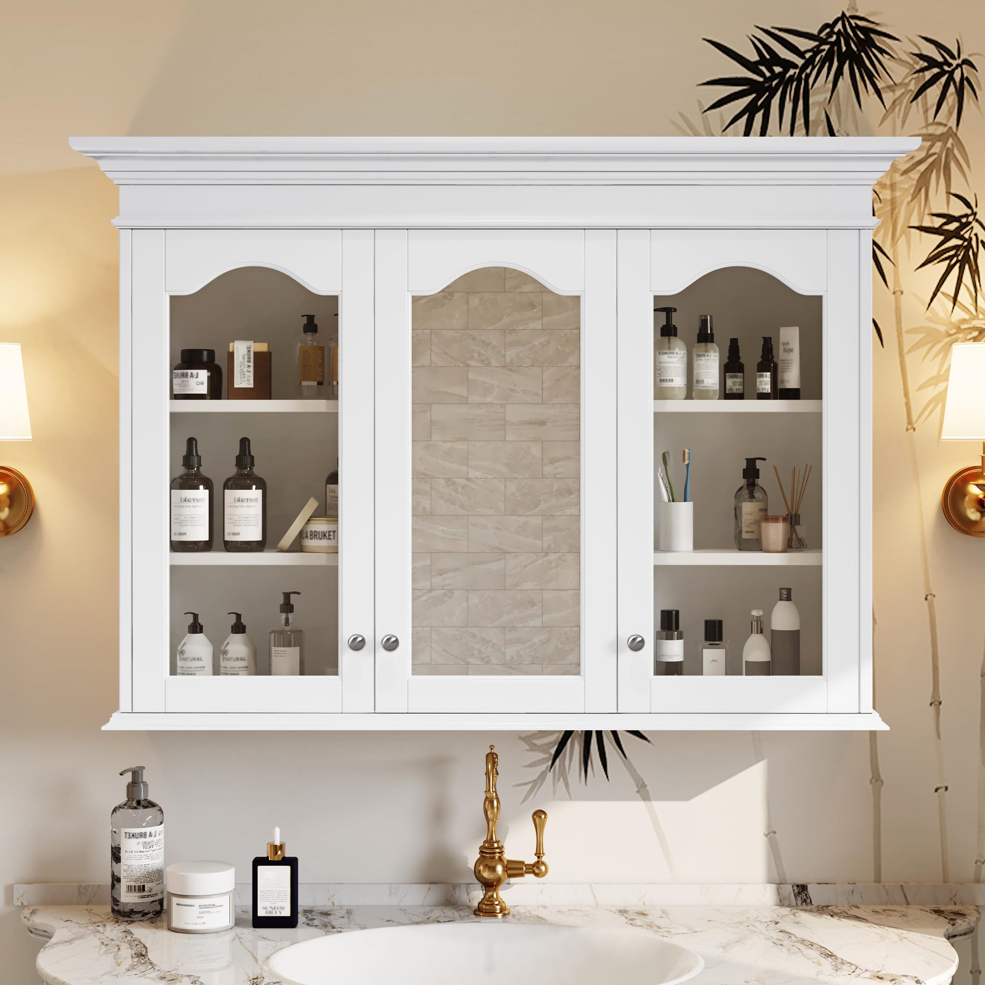 Virubi Medicine Cabinet with Mirror, 40