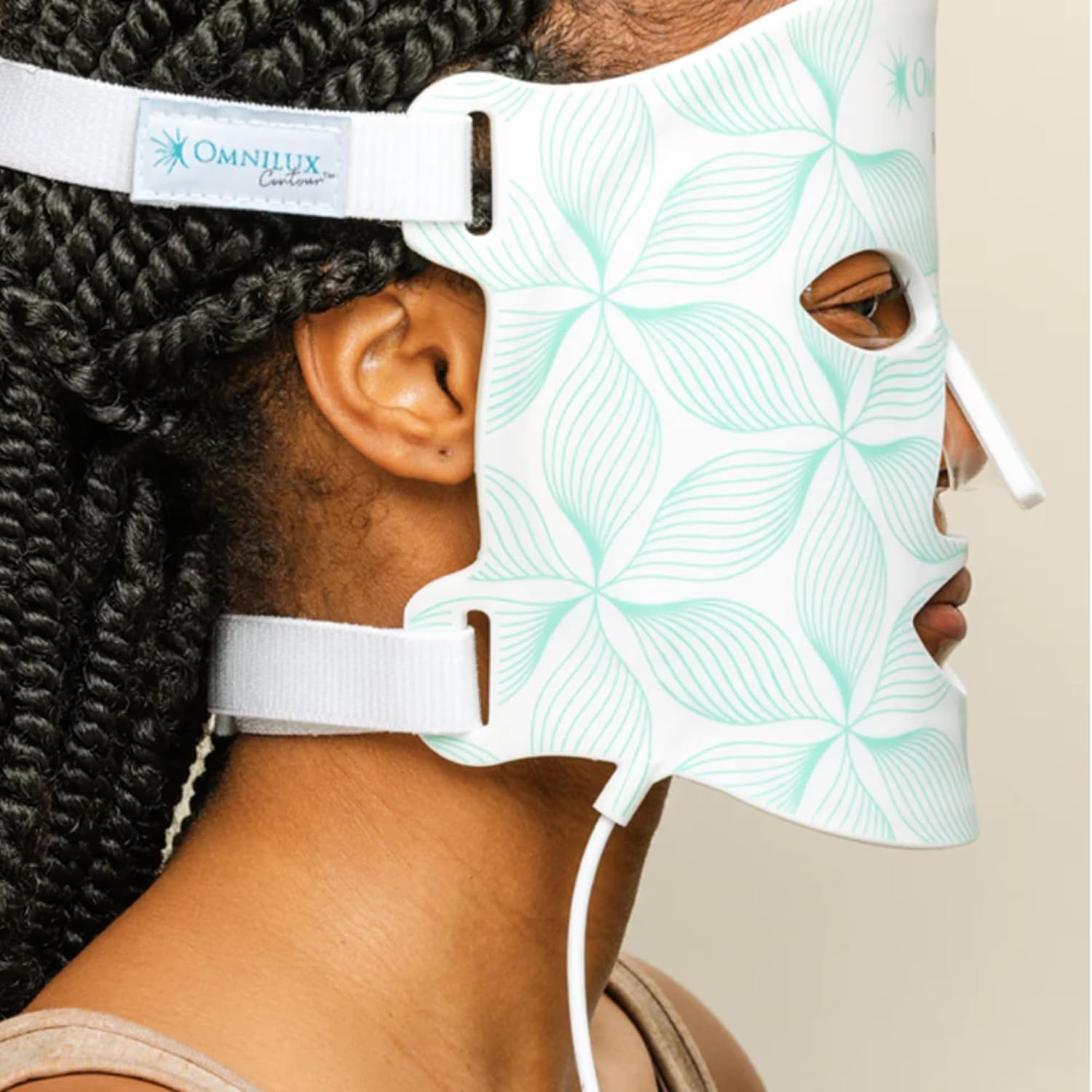 Omnilux Contour Face. Flexible LED Light Therapy Mask