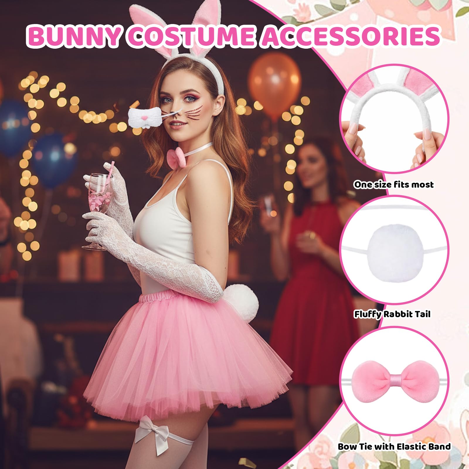Bunny Costume Adult, Halloween Costumes - Image 3