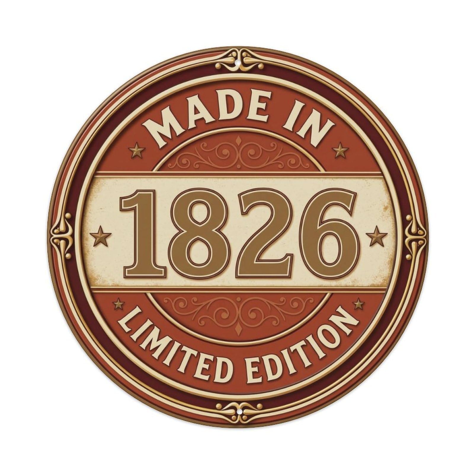 Okahys 8X8inch(20X20cm) Made In 1826 Limited Edition Metal Tin Sign
