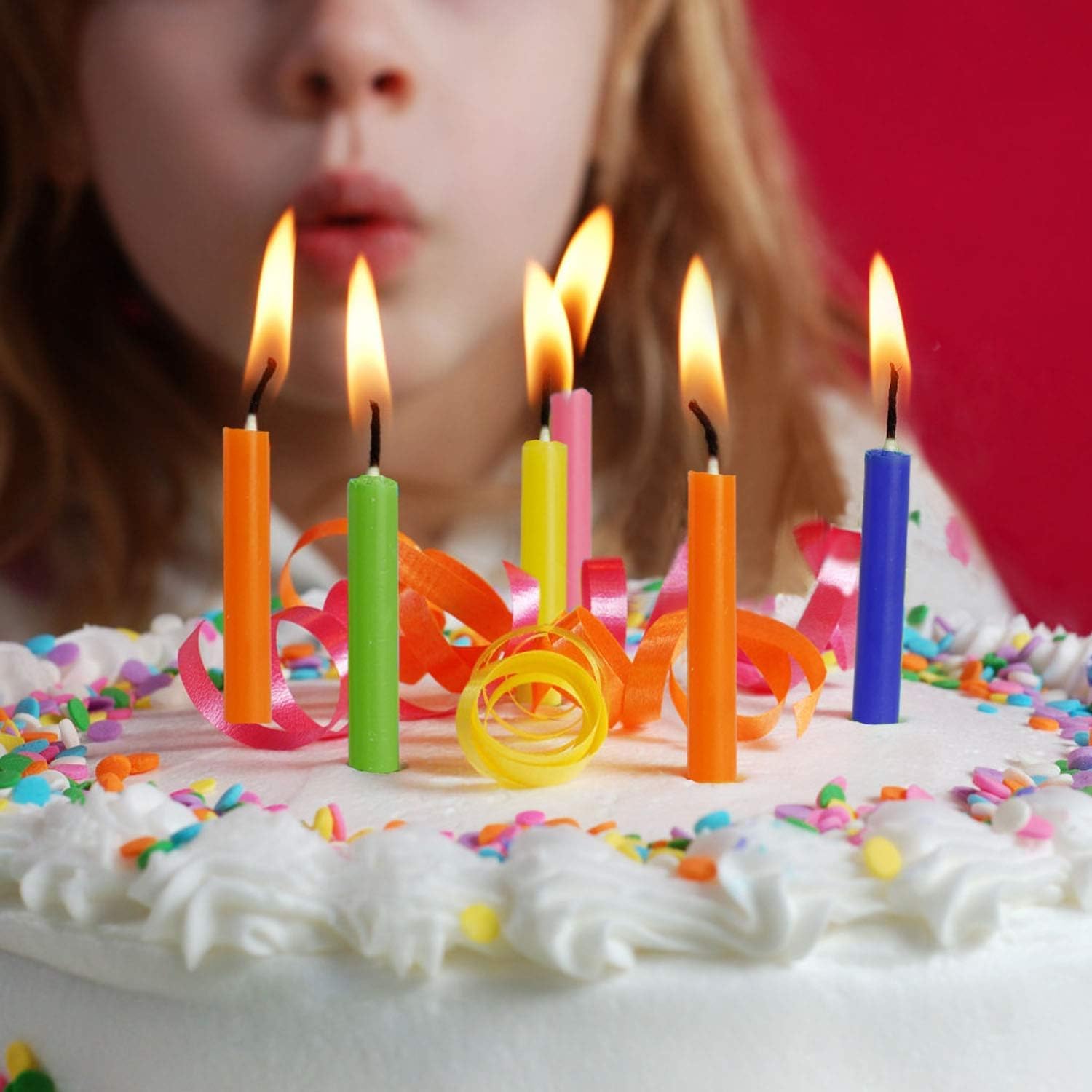 100 pcs Spells Chime Candles Unscented Assorted Colors Mini Taper Candles | 4" Tall x 1/2" Diameter | Great for Casting Chimes, Rituals, Spells