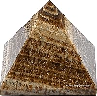 Vista 419 de Amazing Gemstone Amethyst Pyramid Crystal Healing Stones - 2" Great Pyramid Figurine of Natural Stone Pyramid for Meditation, Reiki, Chakra
