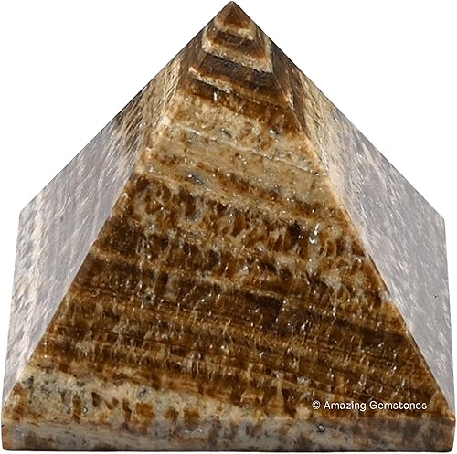 Miniatura 461 de Amazing Gemstone Lapis Lazuli Pyramid Crystal Healing Stones - 2" Great Pyramid Figurine of Natural Stone Pyramid for Meditation, Reiki, Chakra