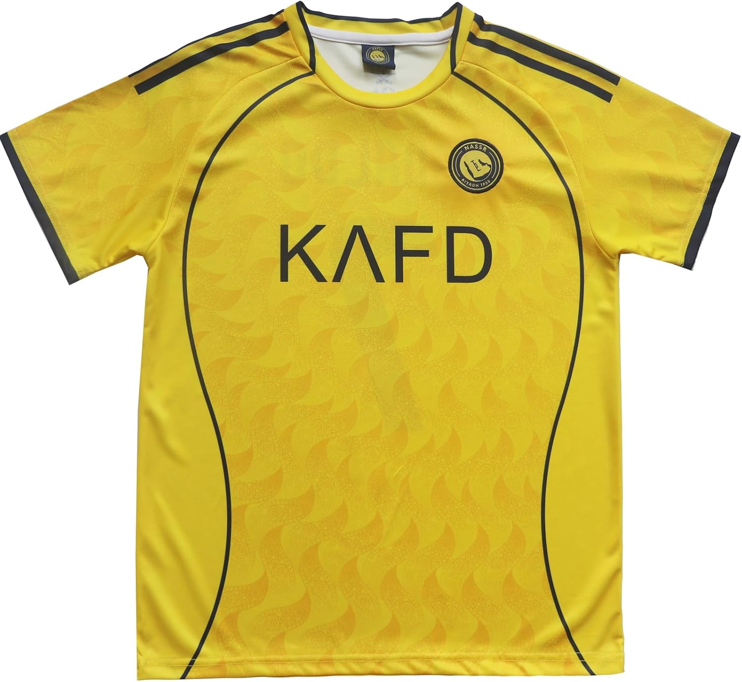 LeenBD 2025/2026 NASSR Riyadh Al #7 Kids Home Soccer Jersey Shirts Football Futbol Socks Set Youth Sizes - Image 4