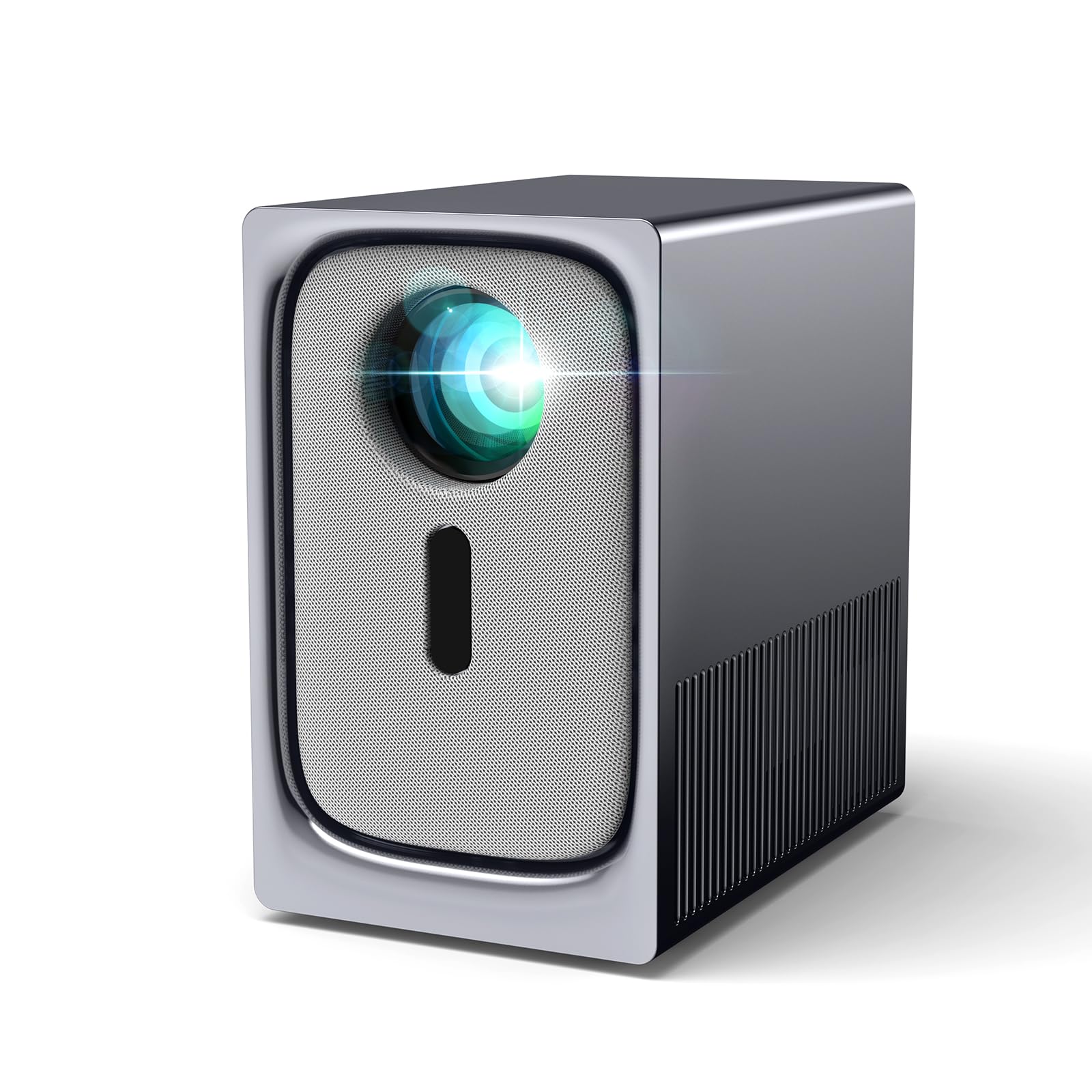 Videoprojecteur Mini Projecteur FHD 4K Portable Projecteur Video WiFi 6 BT5.2 Correction Trapèze Rotation 180° Rotation Compatible TÉLÉPhone/PC/HDMI/USB/ PS5 [App Intégrée] - Photo, Audio & Vidéo