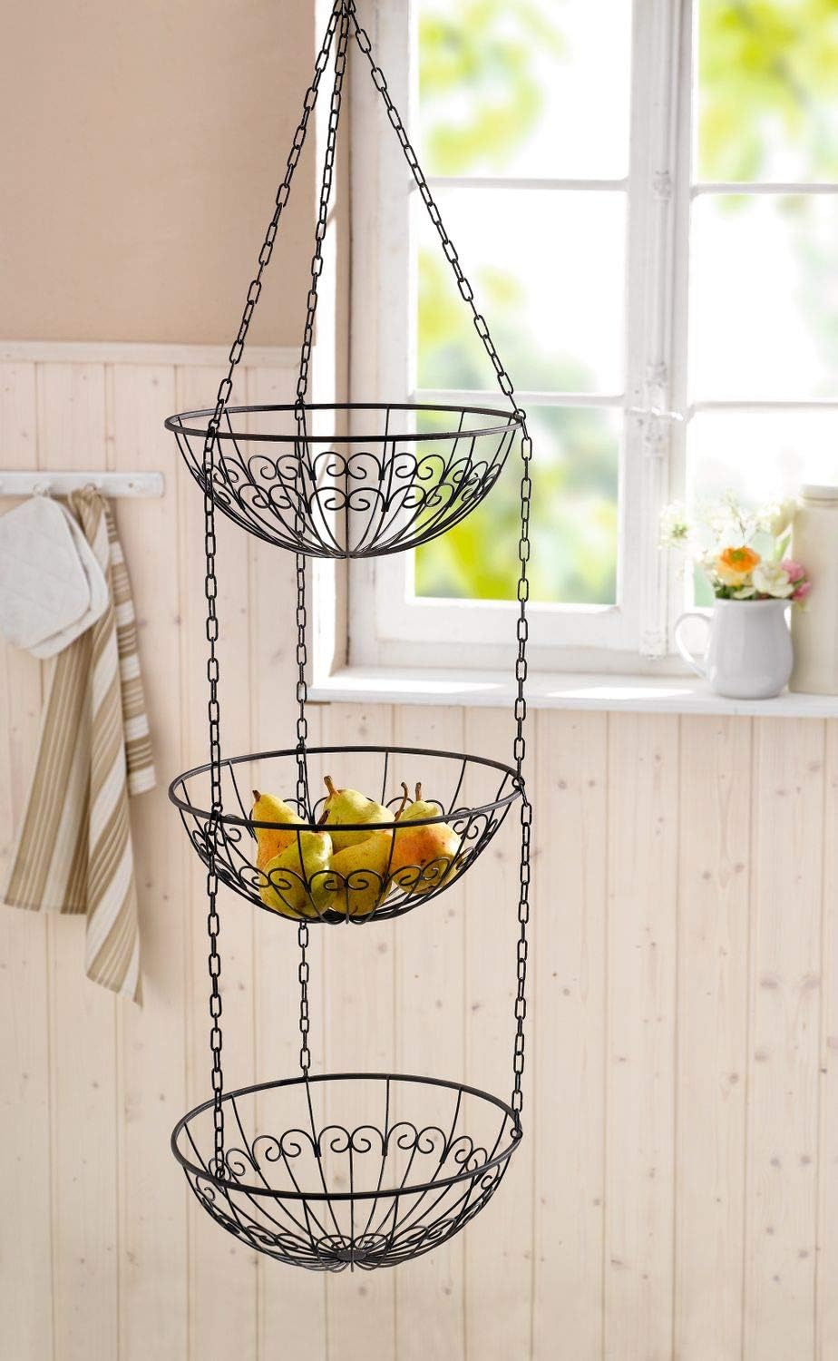 Frank Flechtwaren Cottage-Style Multi-Tiered Basket