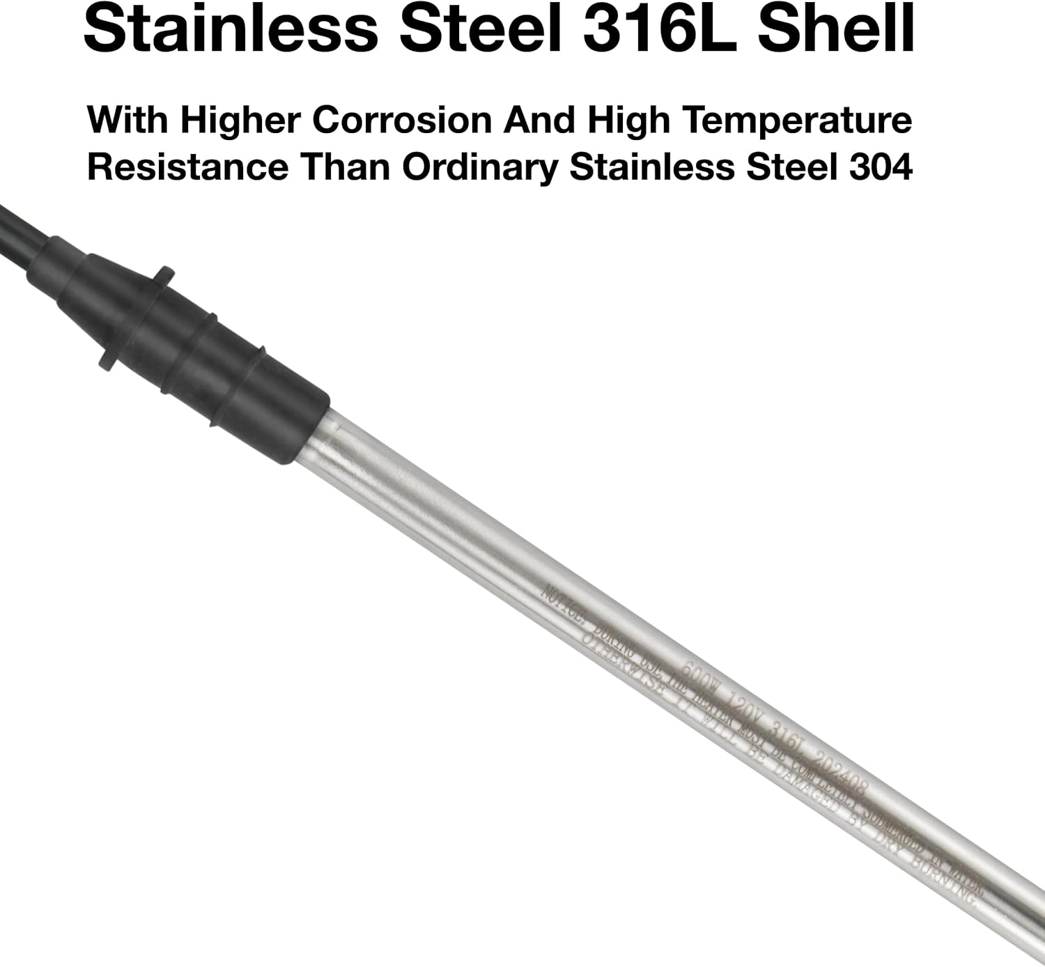 GRILLME Pond De-icer,600 Watt Plastic Floating Pond Heater for Outdoor Ponds with Fish,19.69 FT Power Cord,Winter Survival Solution for Fish