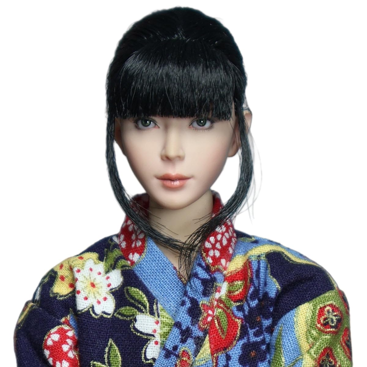 HiPlay 1/6 Asian Beauty Hana mit beweglichen Augen Kopfskulptur (Ver.A) Zubehör für 12-Zoll-Actionfigur