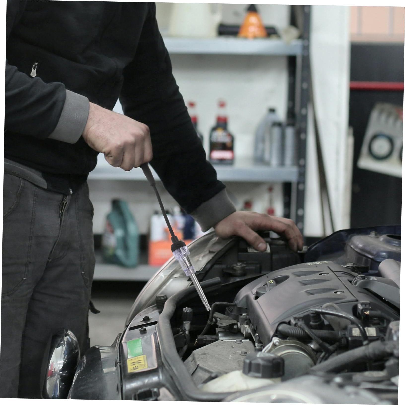 5piezas Probador De Bujías De Encendido Automotriz Medidor De y Lápiz De Prueba Para Sistemas De Ignición De Vehículos