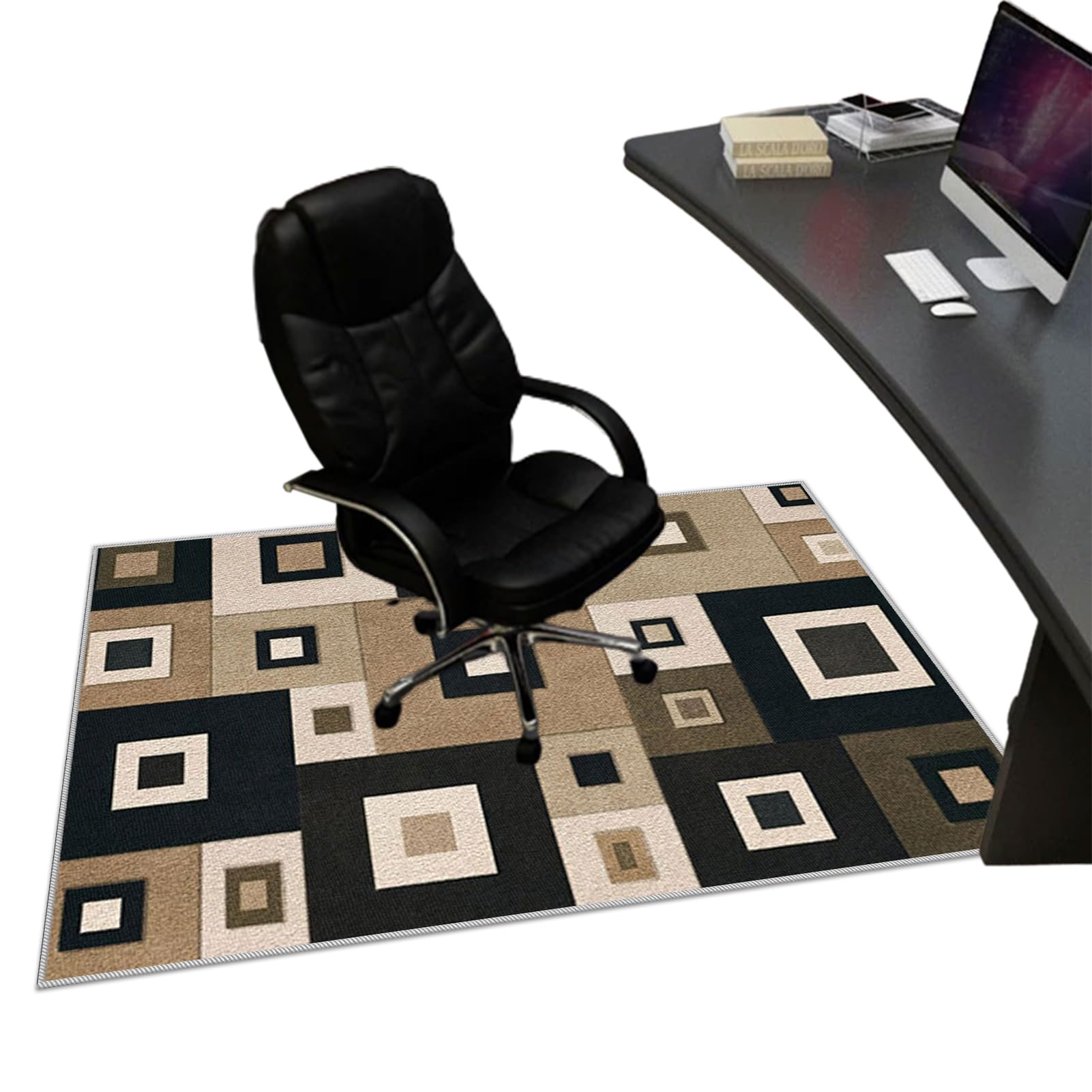 110 x 150 cm Alfombra para Silla de Oficina para Suelos Duros Parquet Laminado y Azulejos Alfombra Gaming Suelo, Alfombrilla Protector Suelo Silla Ruedas, Alfombras de Escritorio
