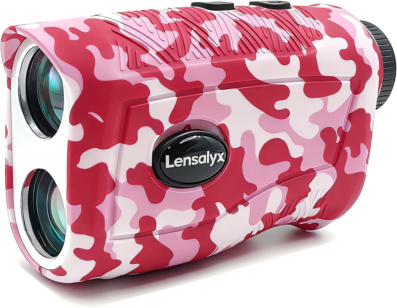 Pink Range Finder Golf - 1200 Yards Golf Rangefinder with Slope, 7X Magnification, Rechargeable, Built-in Magnetic Strip,0.1s Flag Pole Locking Vibration,Golf Accessories for Women