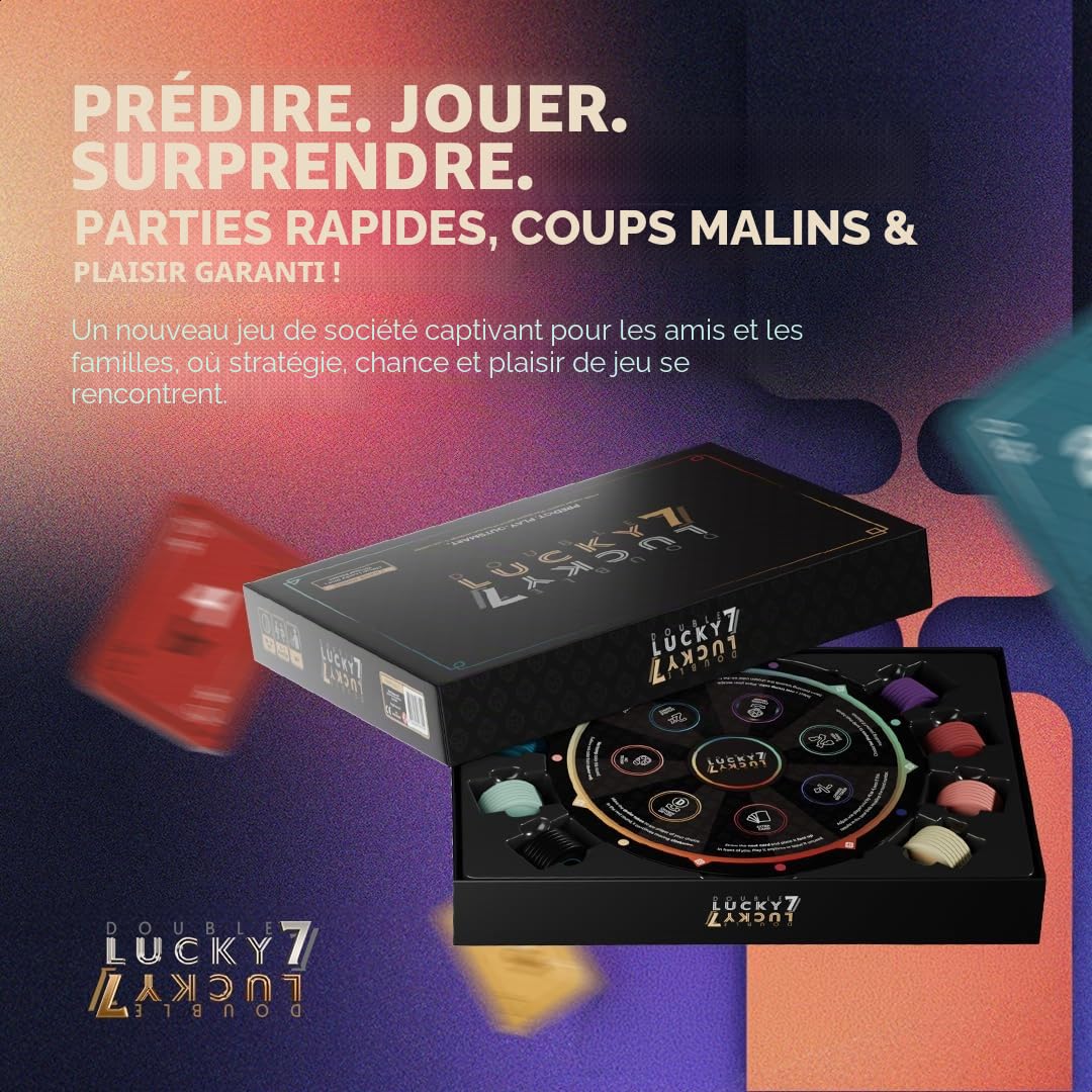 Édition Roue de la Fortune - Nouveau Jeu de société pour Adultes et familles - 2 à 7 Joueurs - Jeu de Plateau et de Cartes en Un - Jeu Familial pour Petits et Grands