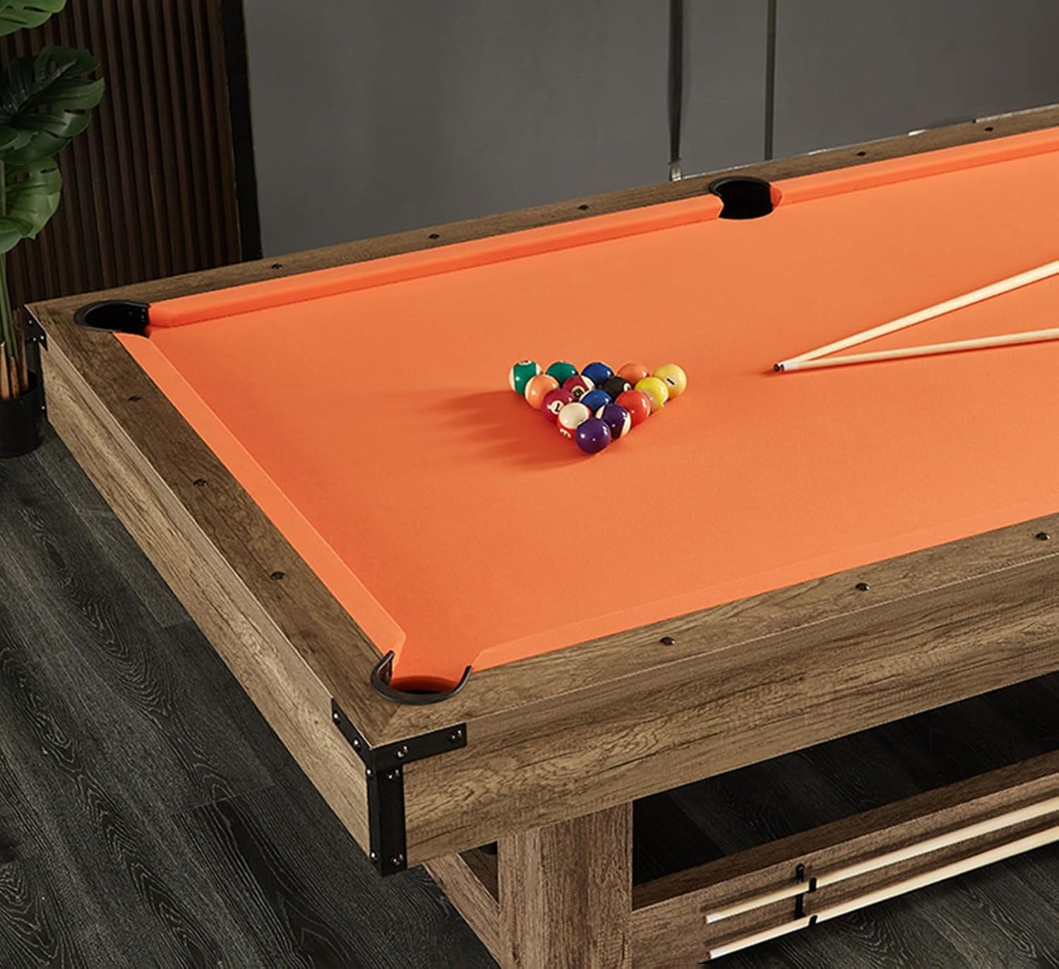 Pool Table Felt Billiard Cloth for 9 Ft Pool Table Pre Cut with 6 Pcs Cloth Strips for Bars, Clubs, Hotels