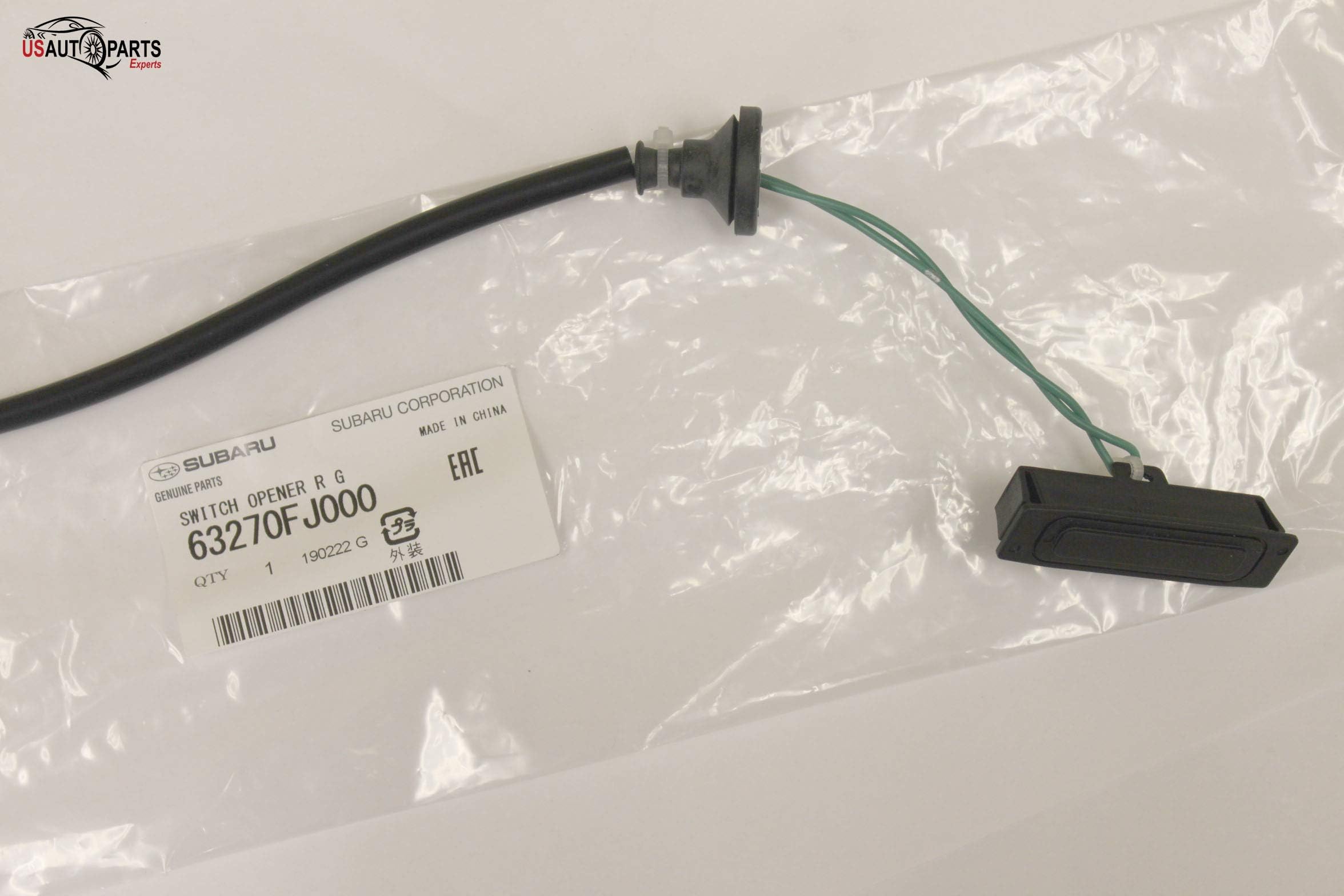Genuine Subaru Parts - Switch Opener R G (63270FJ000), Standard