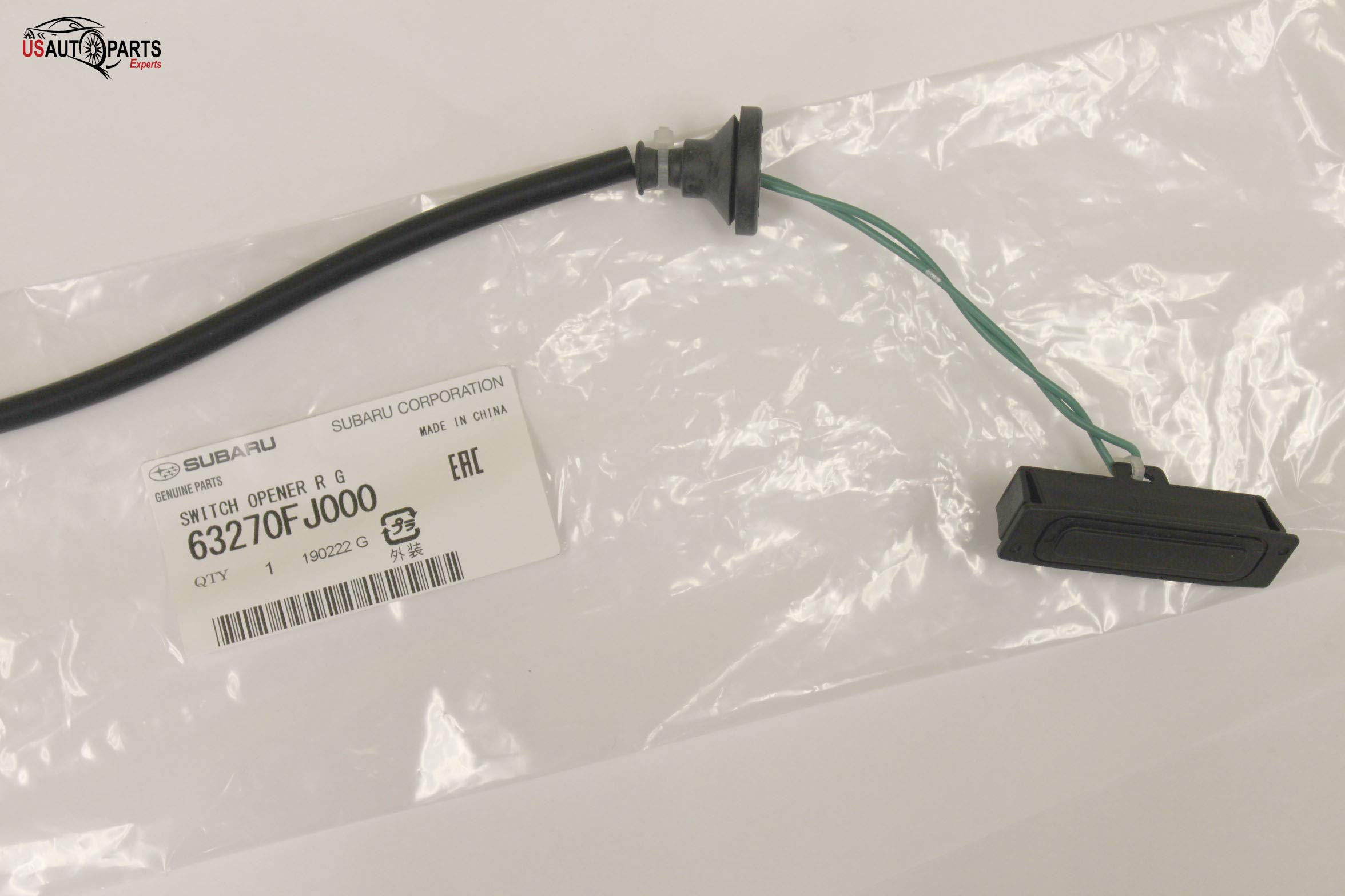 Genuine Subaru Parts - Switch Opener R G (63270FJ000), Standard