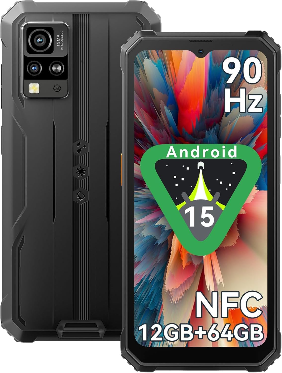 【7,145円OFF】【15,755円】 Blackview BV4800SE タフネススマホ Android15 SIMフリー 6.56インチHD+ 【送料無料】