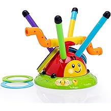 Fat Brain Toys 2-in-1 Musical Jump n Toss, Active Indoor/Outdoor Games for Kids Ages 4+, Fun Toys, Kids Activities