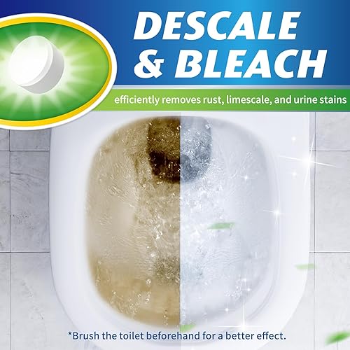 Miniatura 2 de Pastillas limpiadoras de inodoro Ksend - 20 unidades de limpiador automático para retrete con lejía, liberación lenta desodorizante y