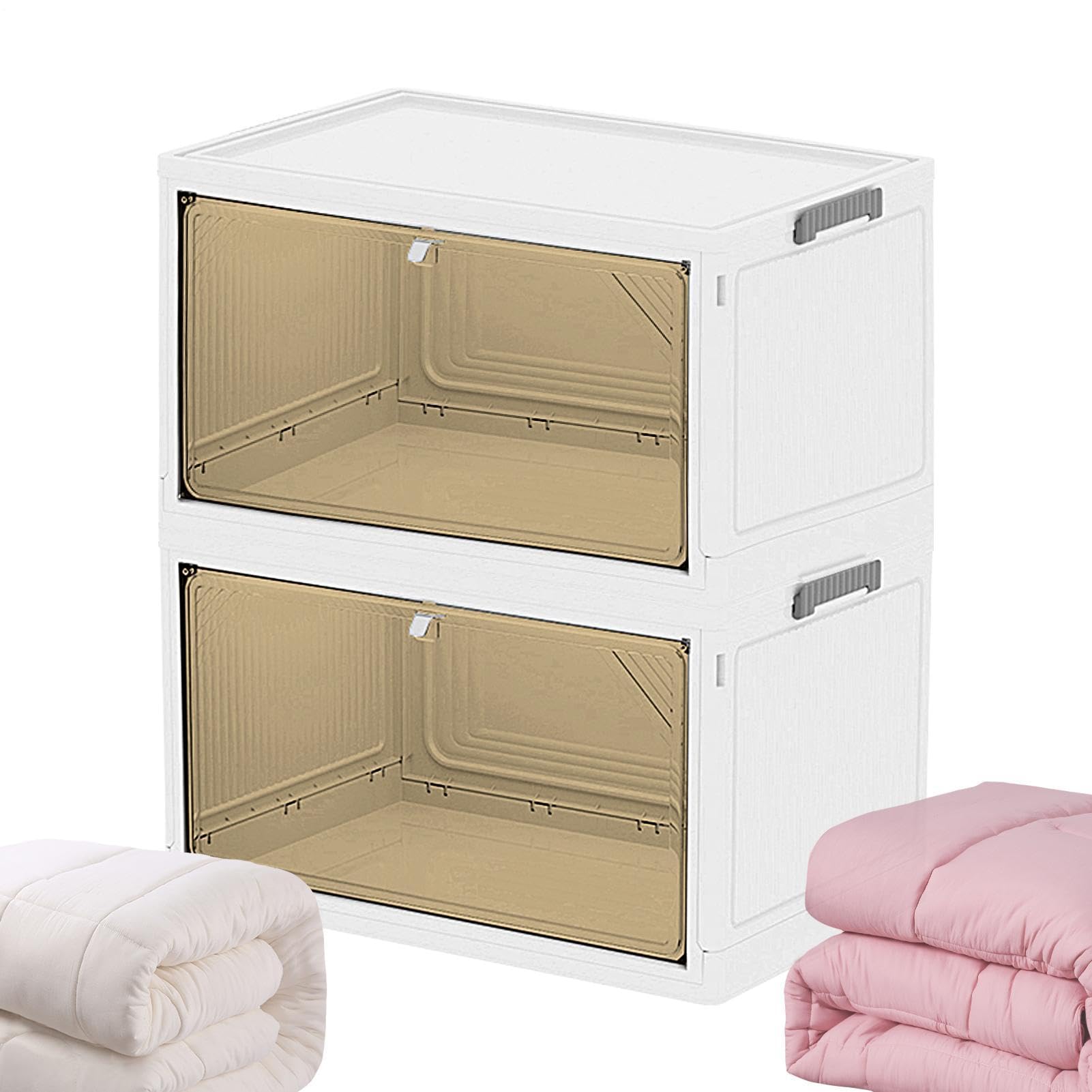 Organizzatore per armadio impilabile, contenitori pieghevoli Organizer