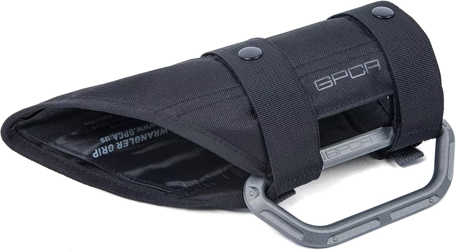 GPCA - GP Grip LITE Grab Handle for 2007-2023 Jeep Wrangler 4xe, JL, JT, JK, Sport, Sahara and Rubicon 4DR/2DR Aluminum Metal, Patented Roll Bar, 1 Pair, Jet Black