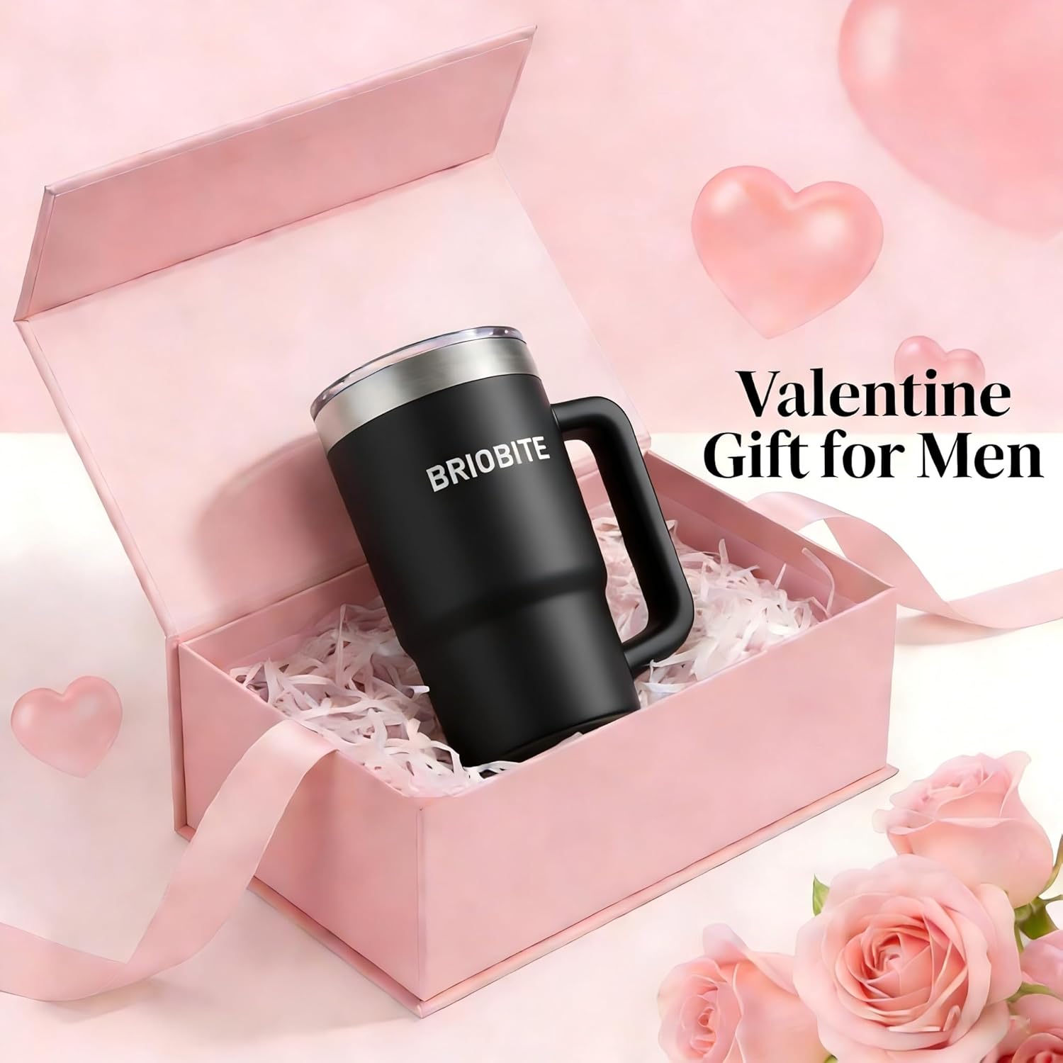 2-in-1 Freeze & Insulated Stainless Steel Mug with Lid, 3min Rapid Cooling and Long-lasting Cold, Insulated for Beer, Wine, soda, and Energy Drinks Valentine Gifts for Men, Black - Image 2