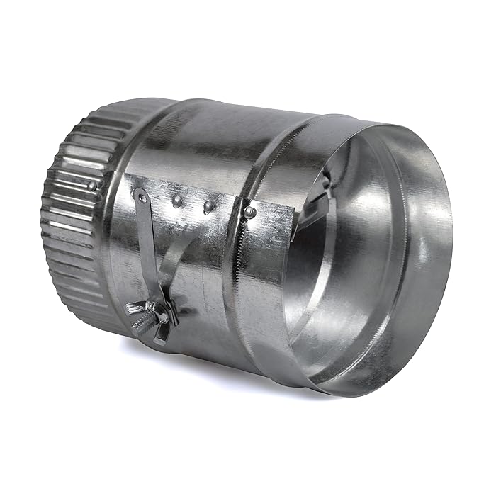 Buy HVAC Duct Manual Volume Damper with Sleeve Galvanized Sheet Metal