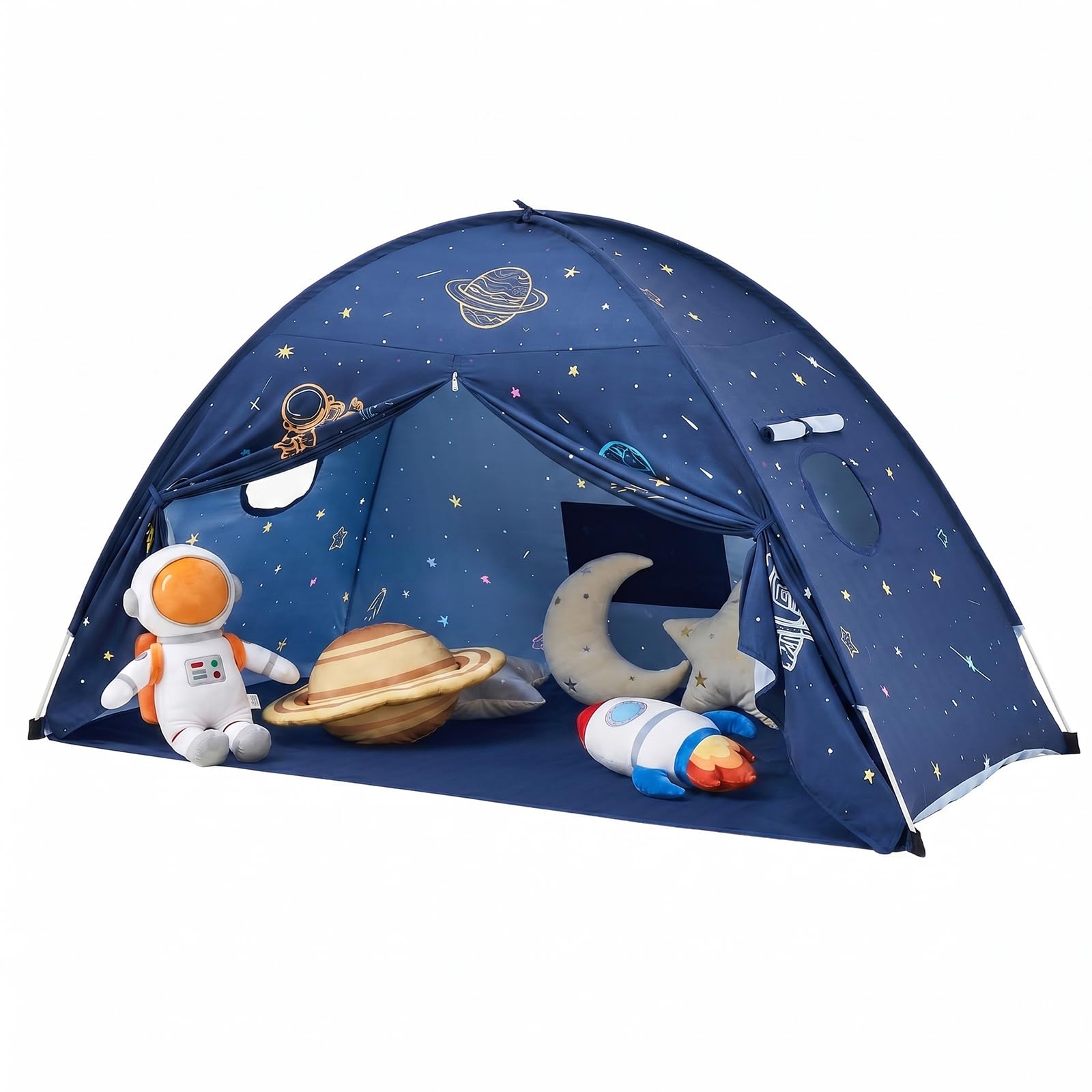 Bed Tent (Navy Blue Galaxy)