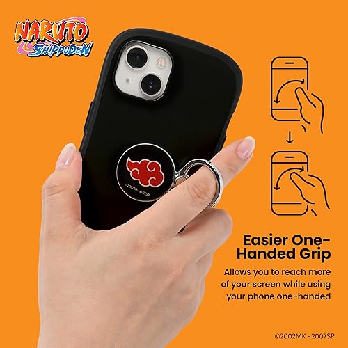 Miniatura 5 de iFace Naruto Shippuden - Soporte universal para anillo para teléfono inteligente con licencia de anime, accesorio de soporte para teléfono, agarre