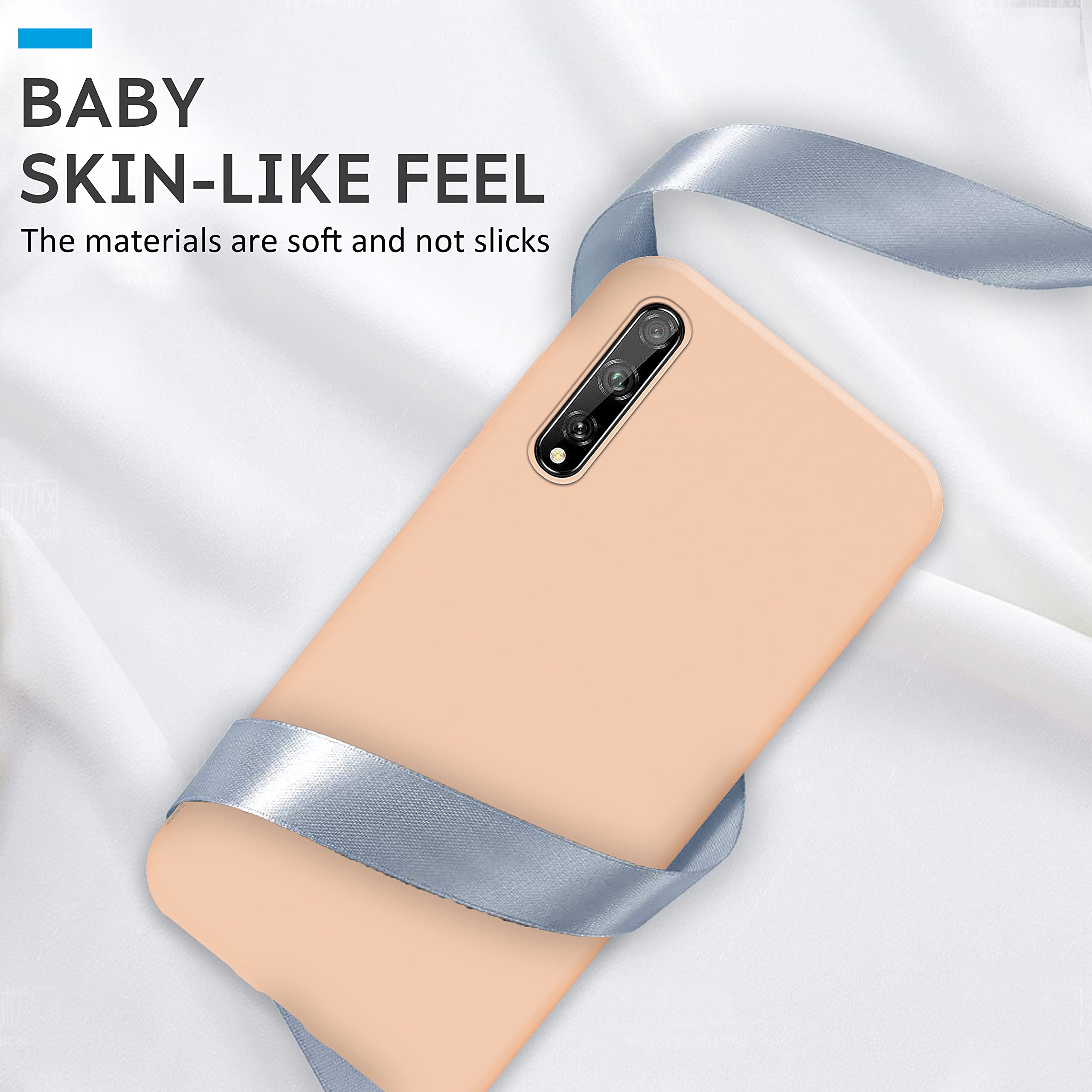 N NEWTOP Cover Compatibile con Huawei P Smart PRO, Custodia TPU Soft Gel Silicone Ultra Slim Sottile Flessibile Case Posteriore Protettiva (Giallo
