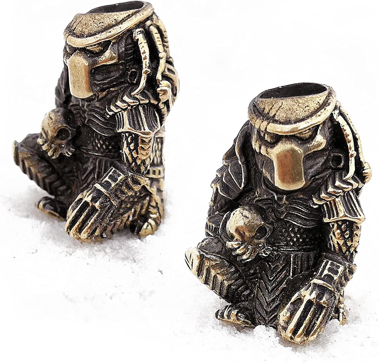 CooB EDC Paracord Bead Beads, Charm, Beard Bead Predator. Metal Hand Made Paracord Lanyard Beads Charms for Knife Lanyard Accessories 1Pcs/Lot