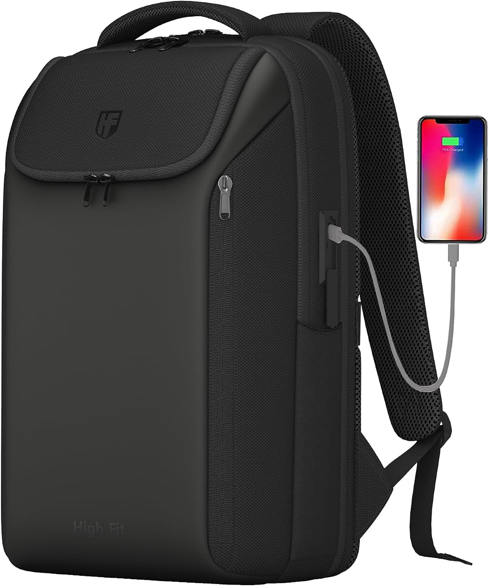 Mochila para computadora portátil,Mochilas de viaje de moda,Mochila de negocios Impermeable para computadora portátil de 17,3 pulgadas,Mochila aprobada por la aerolínea TSA con puerto de carga USB para hombres y mujeres