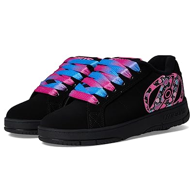 Heelys Kolect Prints (Little Kid/Big Kid/Adult) Kids Shoes Black/N.Pink/Multi