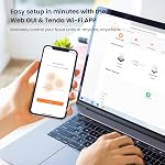 Tenda AX3000 Mesh WiFi 6 System Nova MX12-5000 sq.ft WiFi Coverage - Dual-Band Mesh Network for 160+ Devices - 3 Gigabit Ports per Unit Support Auto-backhaul- 2-Pack
