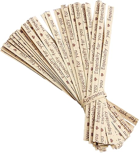 Miniatura 6 de Lazos giratorios de papel kraft blanco reutilizables, 700 lazos para pan, lazos de torsión a granel de 3.5 pulgadas de largo, lazos giratorios de