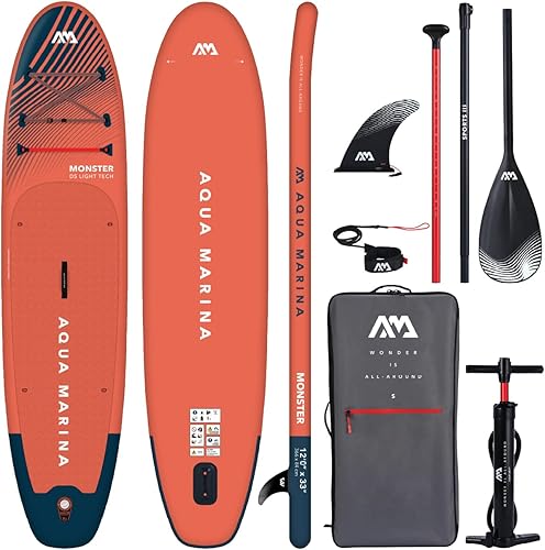 Aqua Marina FUSION 10ft10in Inflatable Stand Up Paddle Board (iSUP) Package, 330 cm Length - 1