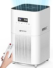 Air Purifiers for Home Large Room up to 3000 Sq Ft, CARD 400 m³/h+ Upgraded H14 Ture Hepa Air Filter, Air Purifier with Air Quality Monitor, 22dB Sleep Mode