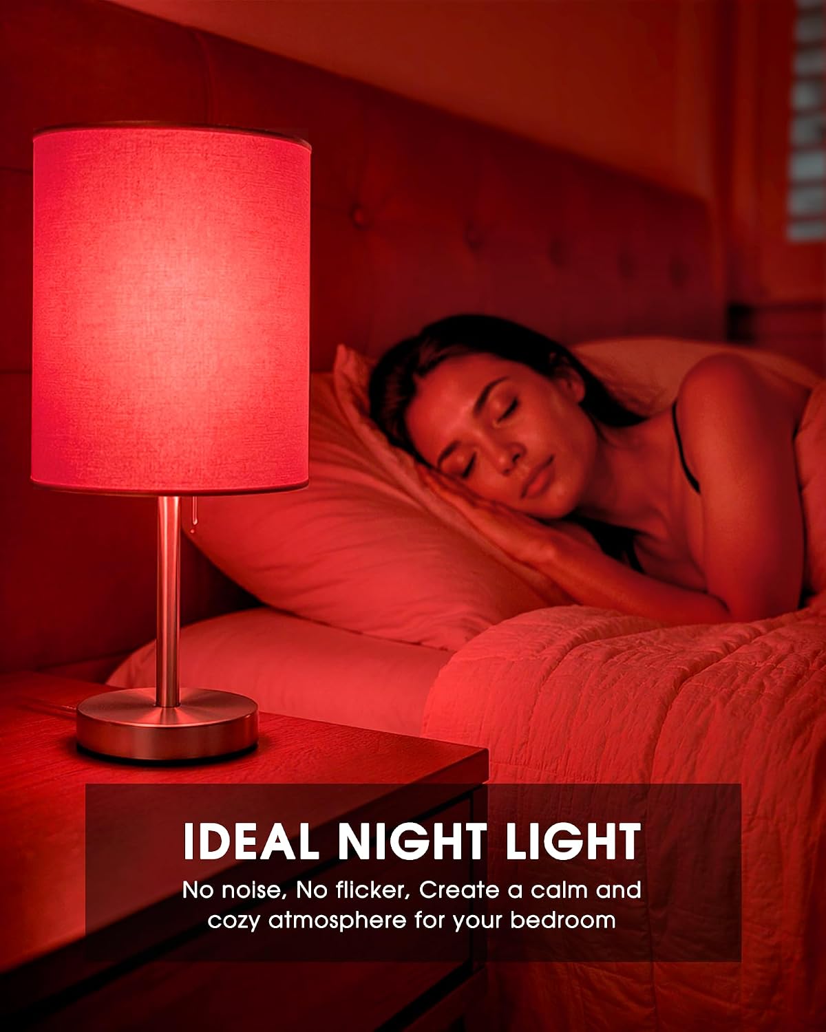 Red LED Light Bulb, A19 9W(60W Equivalent), Red Color Party Bulbs Outdoor image 5