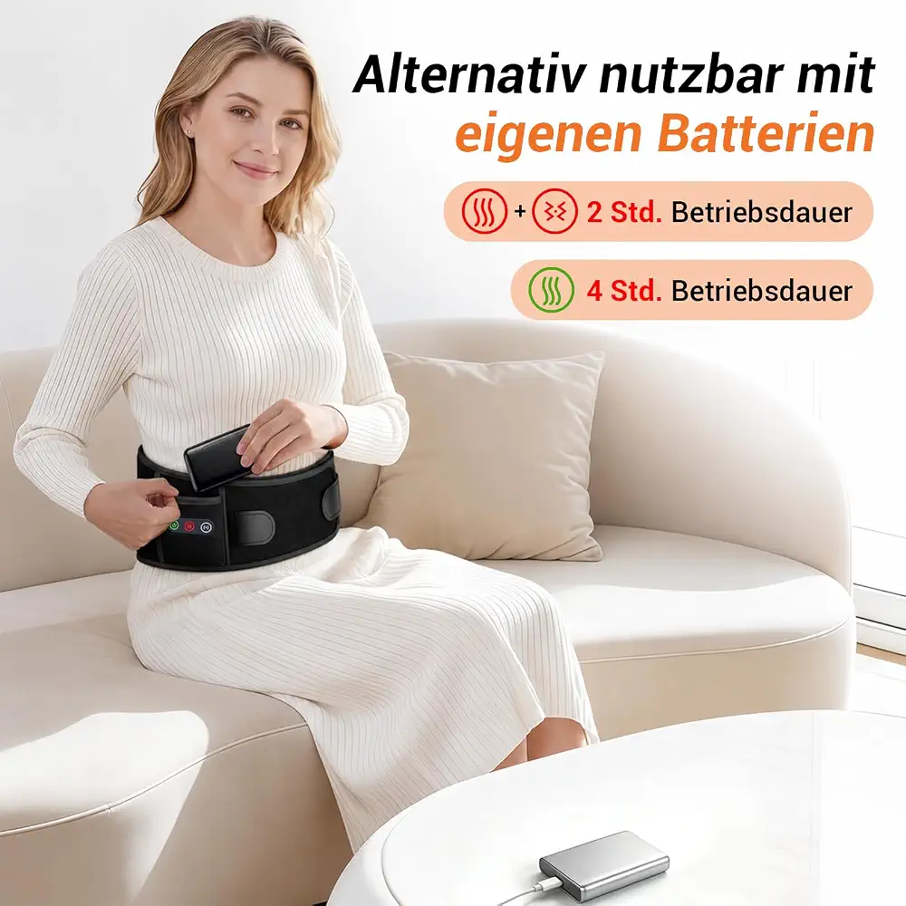Kabelloser Wärmegürtel für den Rücken mit Vibration, Foto 6