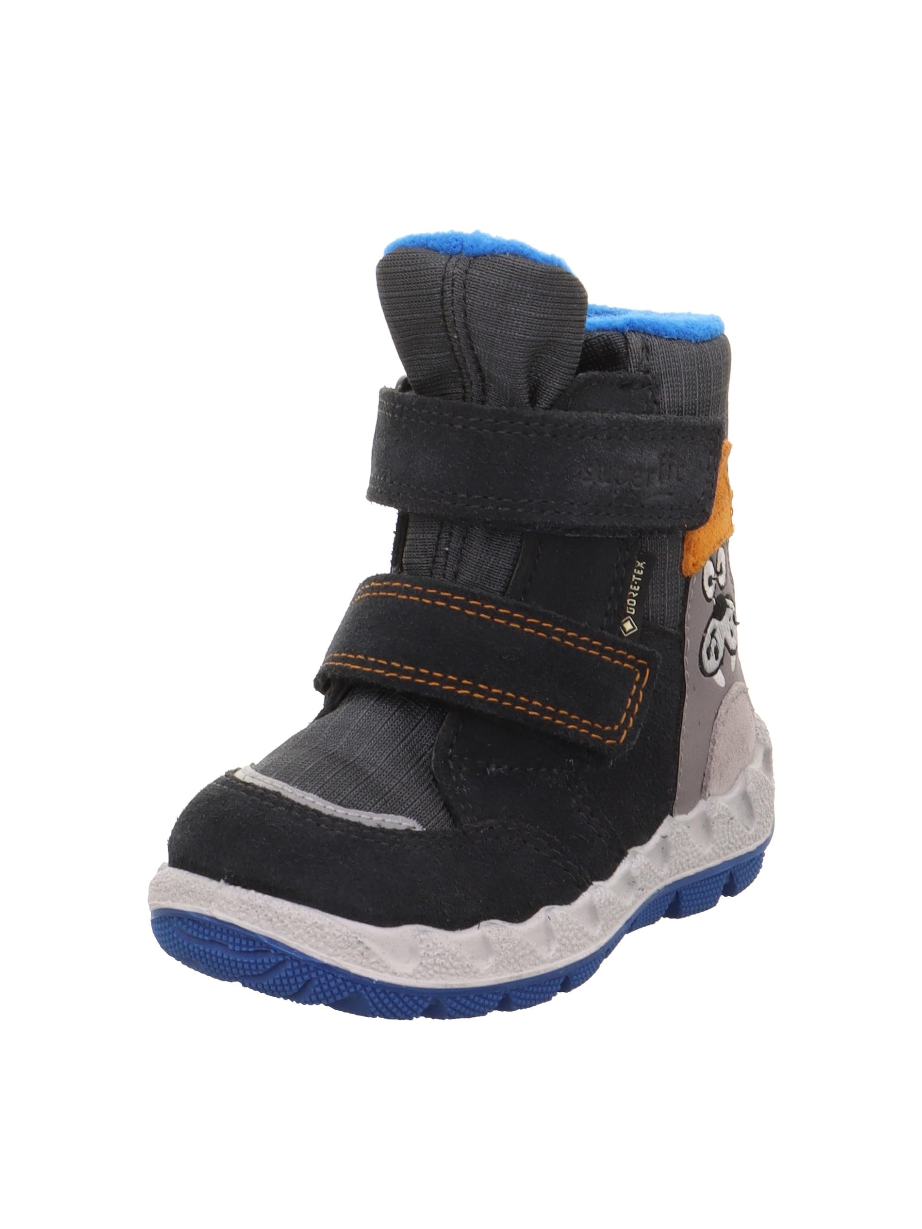 Superfit Boys Icebird Snow Boots, Grey Blue 2000, 7.5 UK Child
