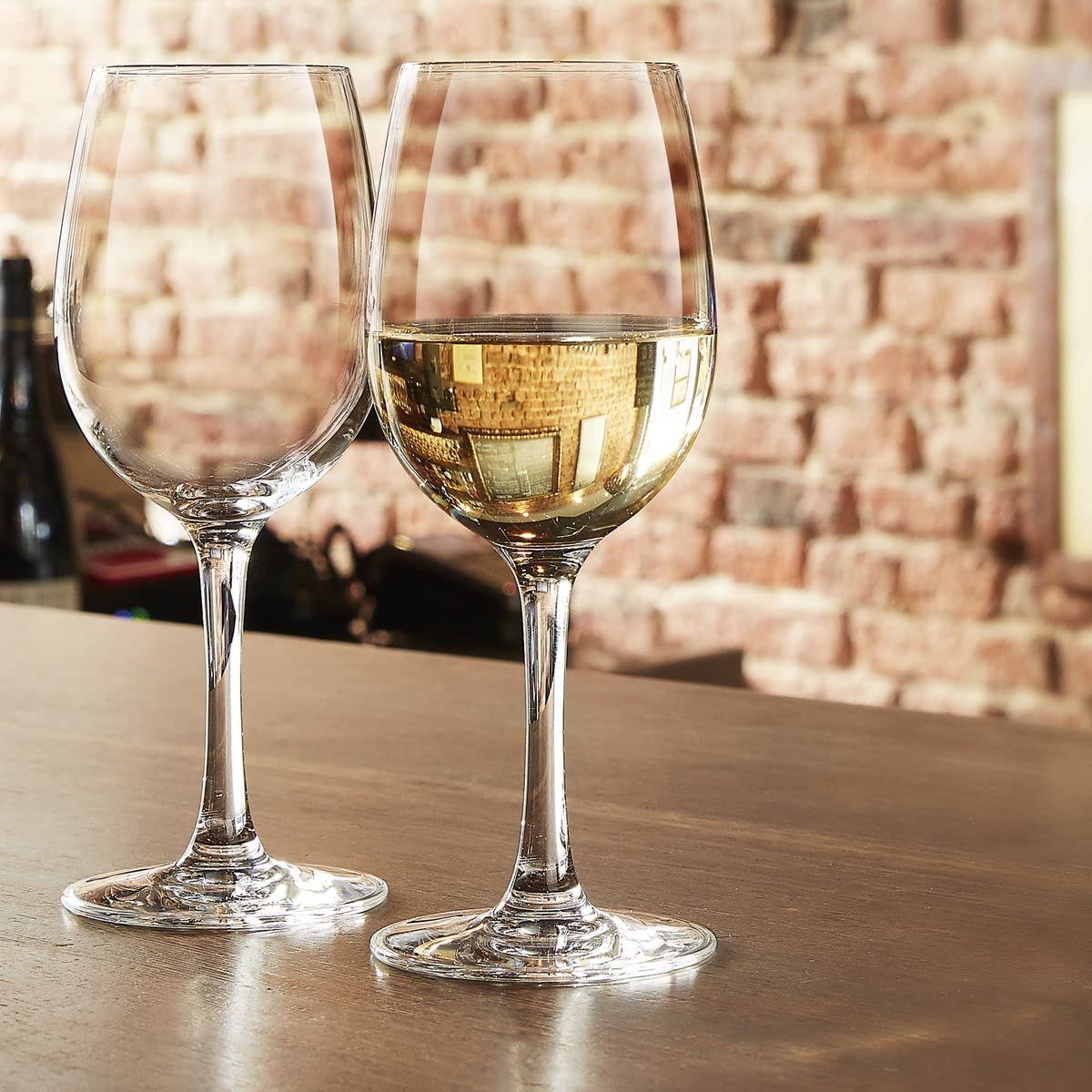 Chef&Sommelier - Lot de 6 Verres à Pied Cabernet Tulipe en Cristallin - Verres de Dégustation Sobres et Élégants - Résistance Hors Norme - Transparence Absolue - Verres à Vins et Portos de 25 cl