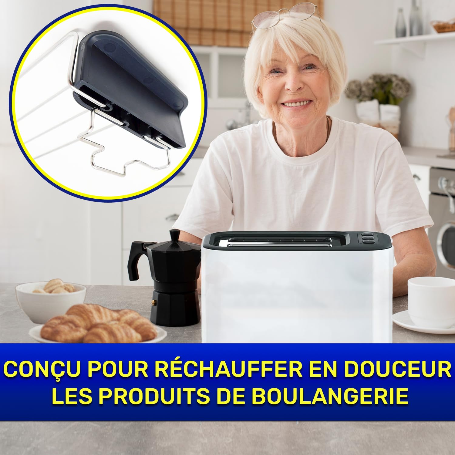 Griglia Scaldapanini per Tostapane con Codice Originale 7323010314 per Braun PureEase HT3110 - Garanzia di 10 Anni - MONTERAL