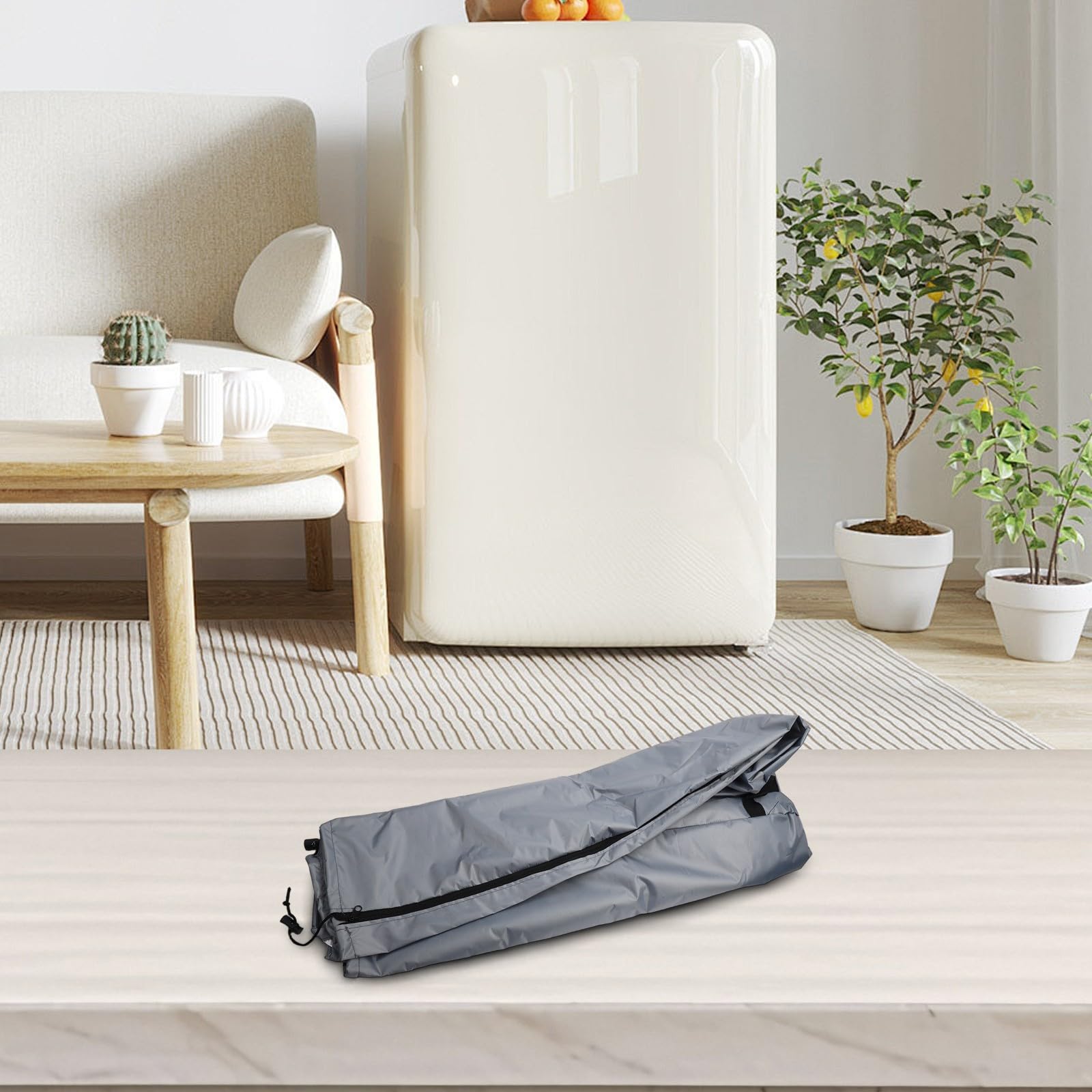 Housse De Protection Imperméable Pour Congélateur/réfrigérateur - Anti-UV, Isolation Thermique, Taille Réglable - 3
