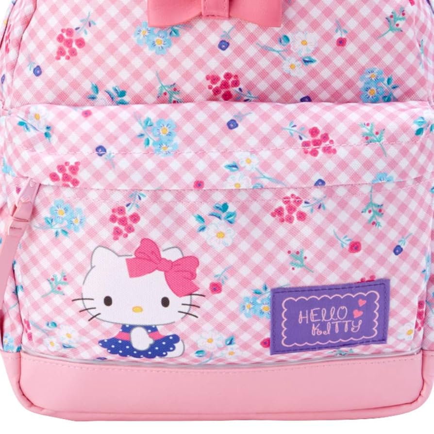 サンリオ　ハローキティ　レトロ　レア 希少　キティちゃん&フラワー　リュック サンリオ ハローキティ レトロ レア 希少 キティちゃん&フラワー